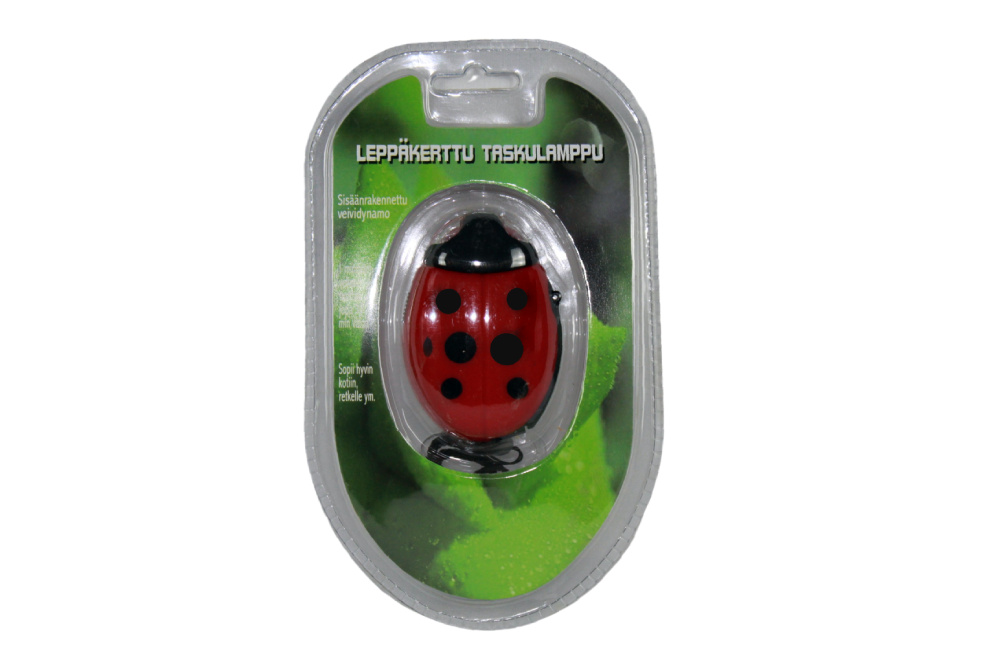 Dynamo lamp Ladybug 7x5x3cm